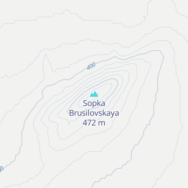 Map of Sopka Brusilovskaya