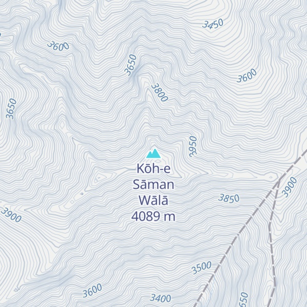 Map of Kōh-e Sāman Wālā