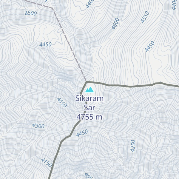 Map of Sikaram Sar