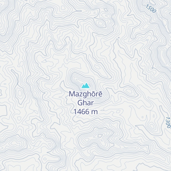Map of Mazghōrē Ghar