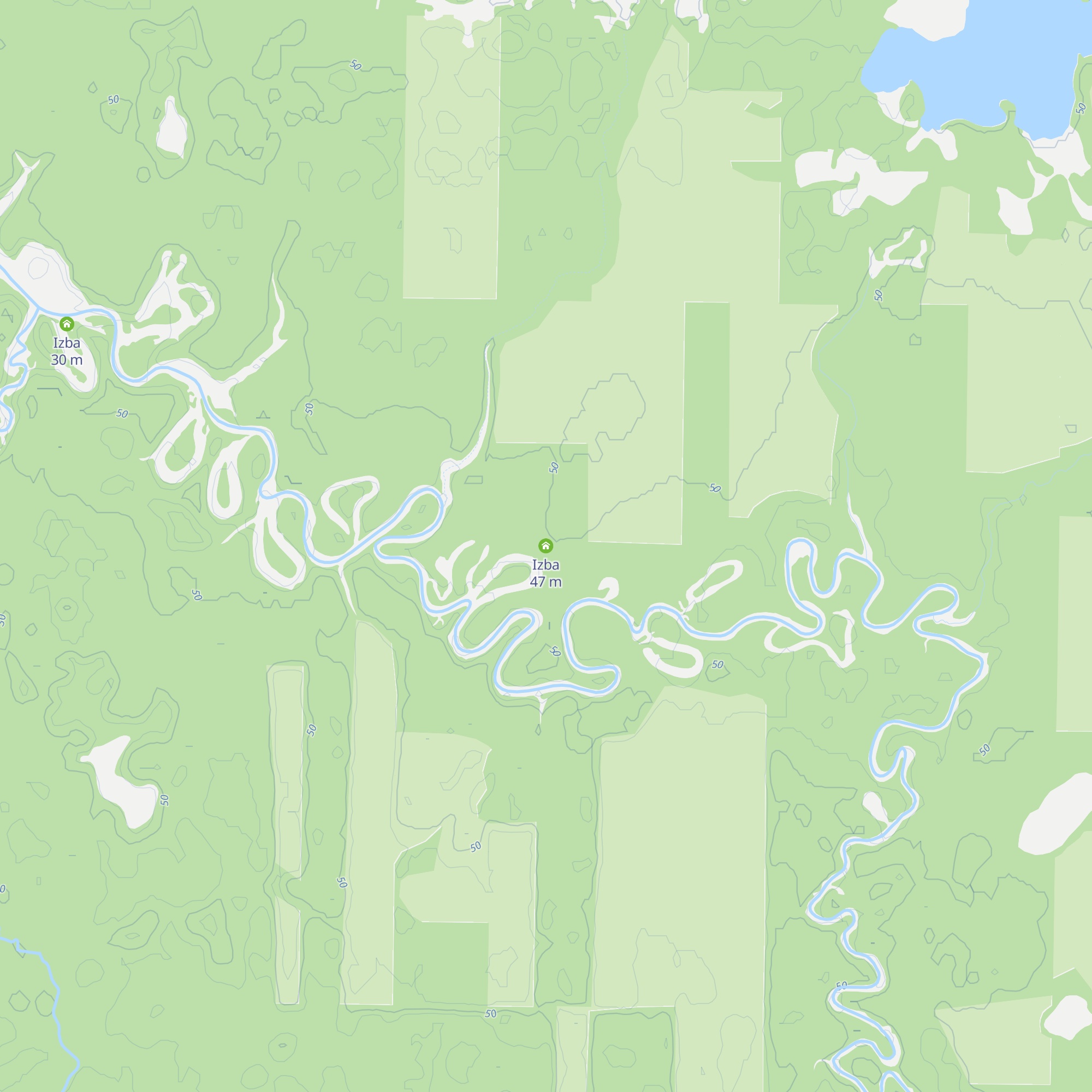 Izba map