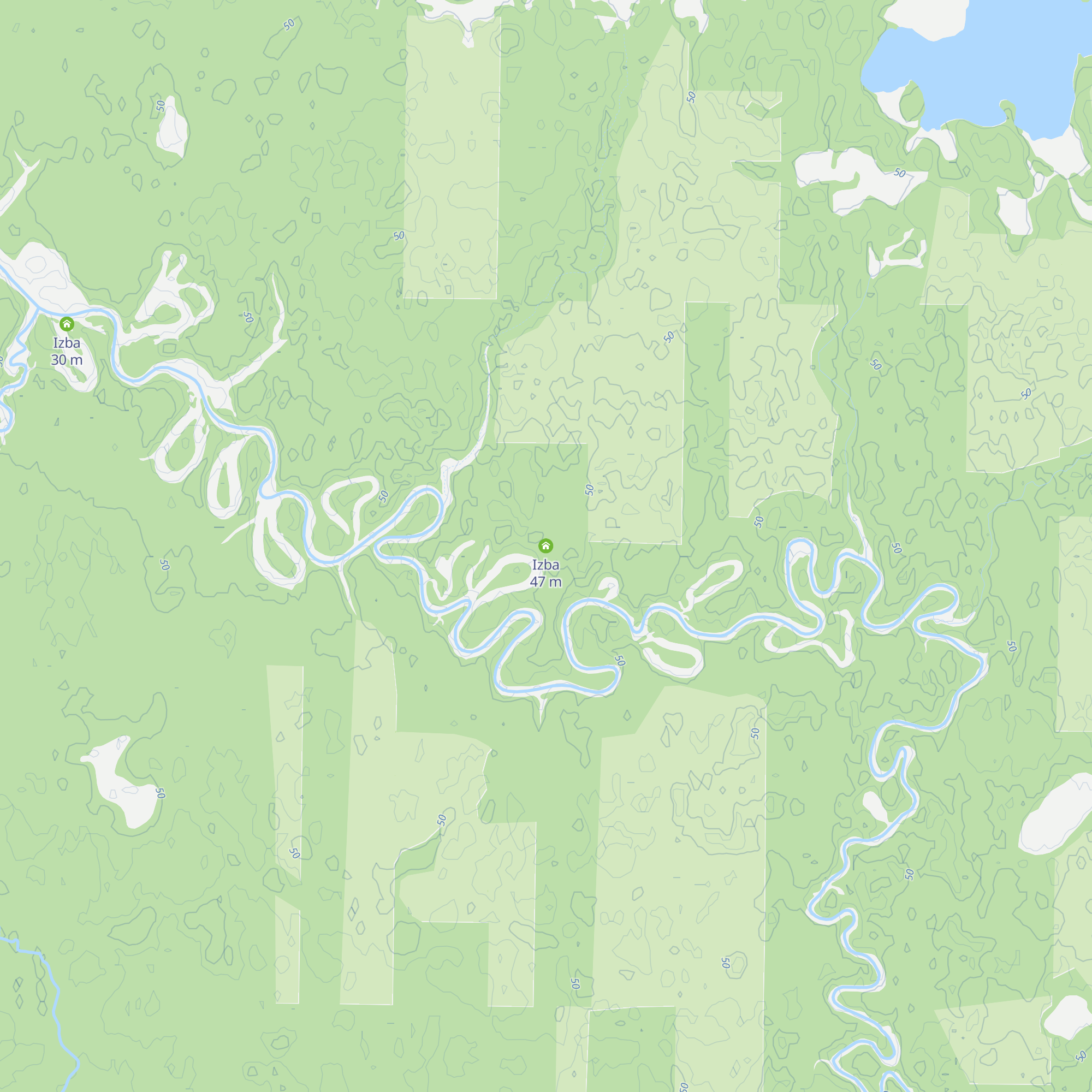 Izba map