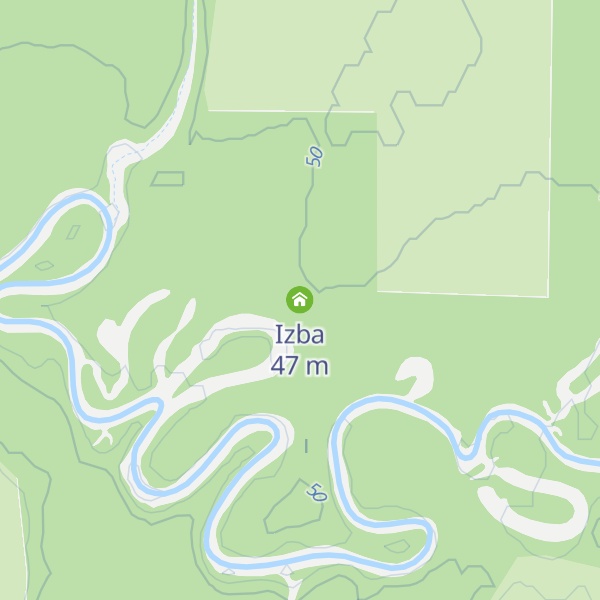 Map of Izba