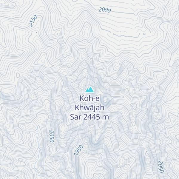 Map of Kōh-e Khwājah Sar