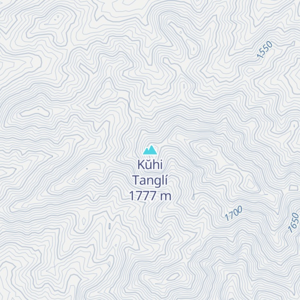 Map of Kŭhi Tanglí