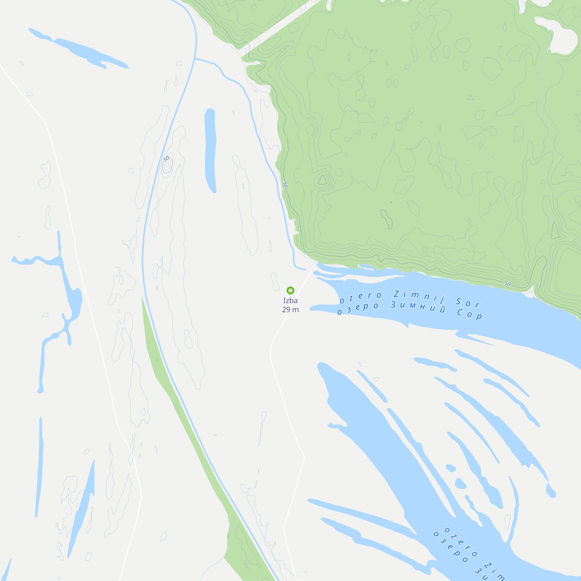 Izba map