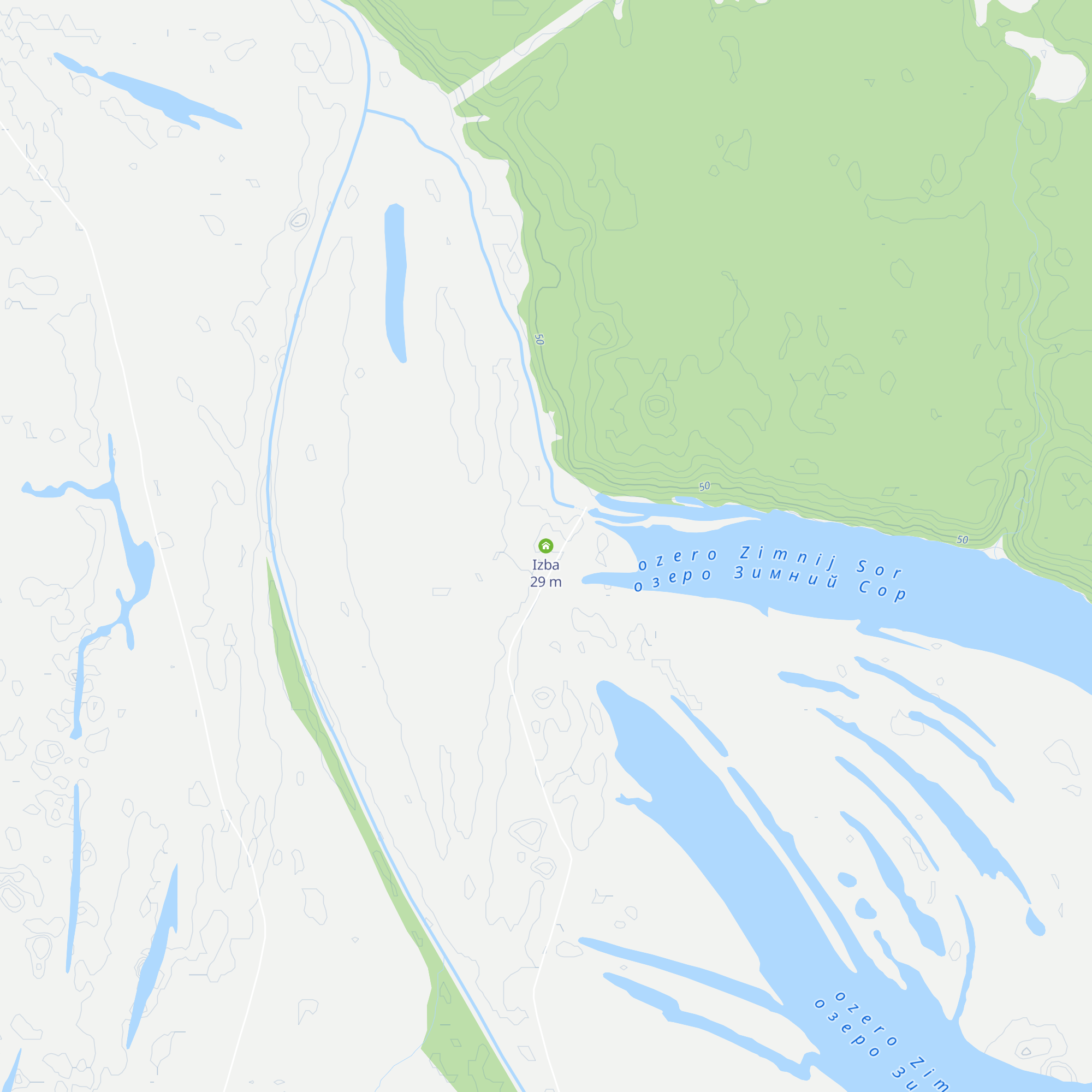 Izba map