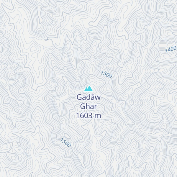 Map of Gadāw Ghar
