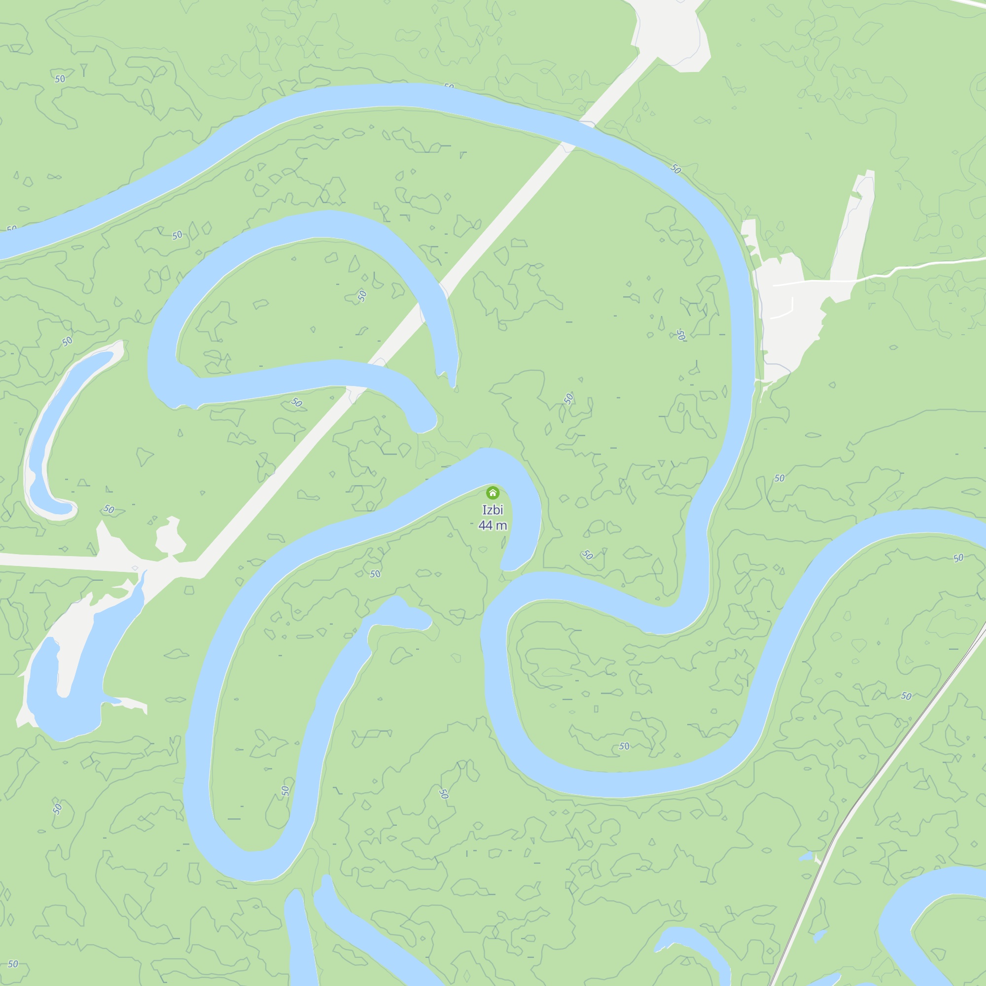 Izbi map