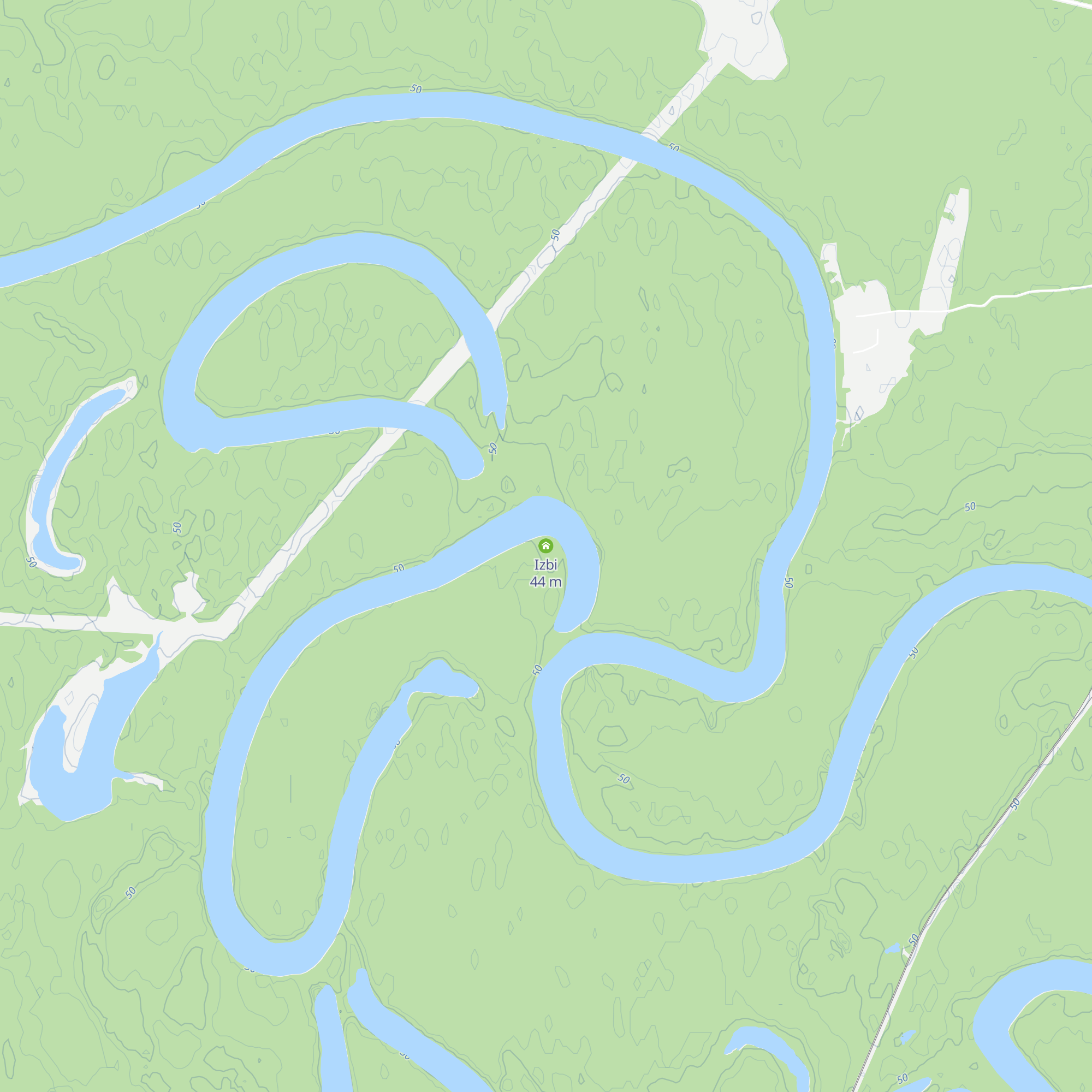 Izbi map