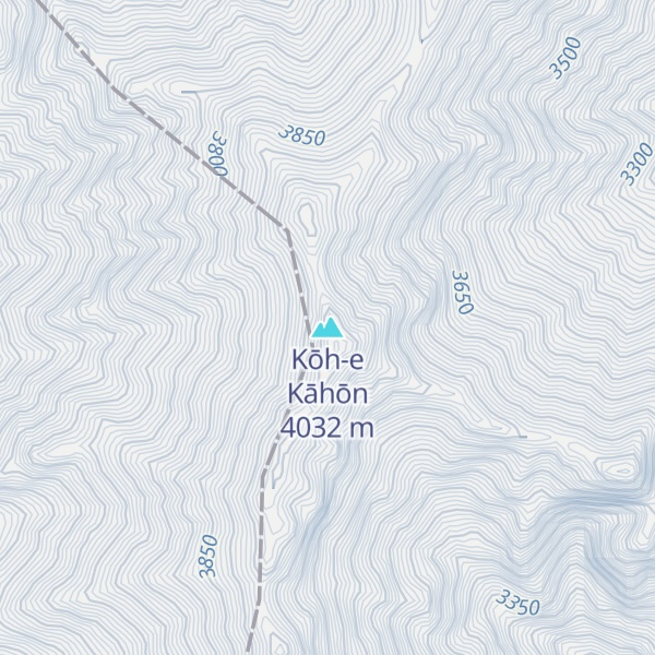 Map of Kōh-e Kāhōn