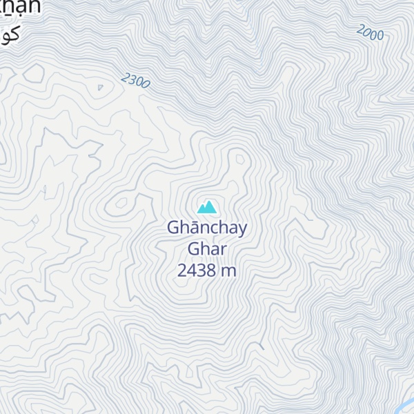 Map of Ghānchay Ghar