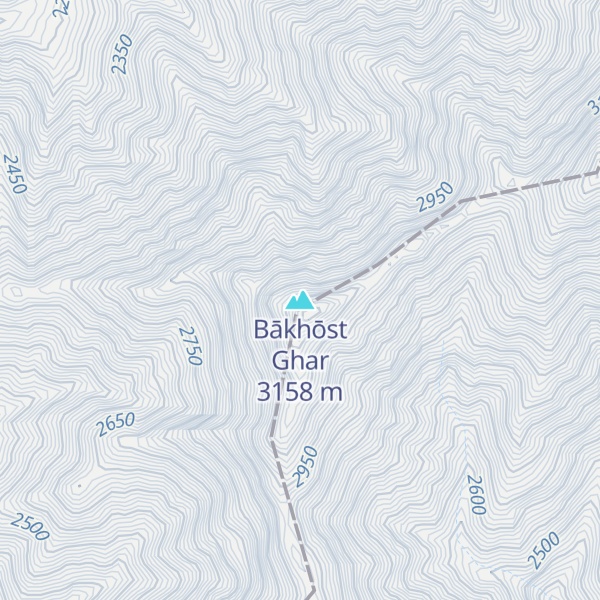 Map of Bākhōst Ghar