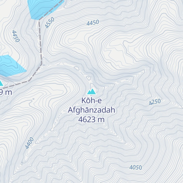 Map of Kōh-e Afghānzadah