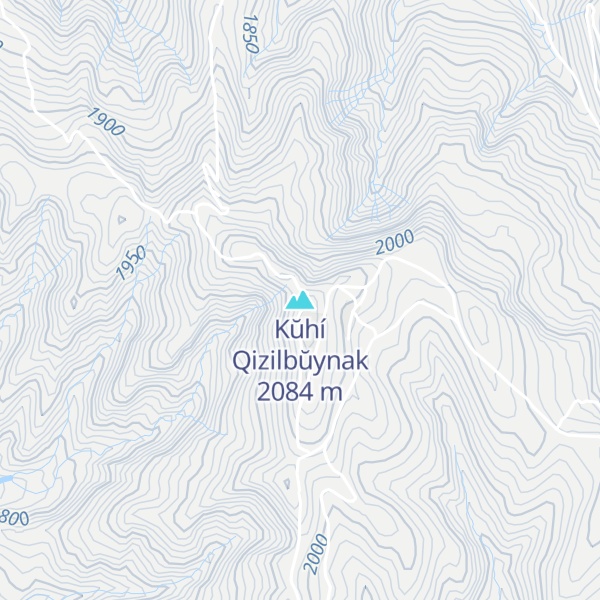 Map of Kŭhí Qizilbŭynak