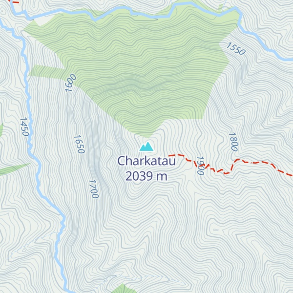 Map of Charkatau