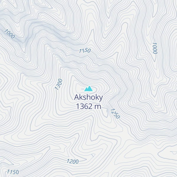 Map of Akshoky