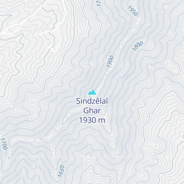 Map of Sindzêlaī Ghar