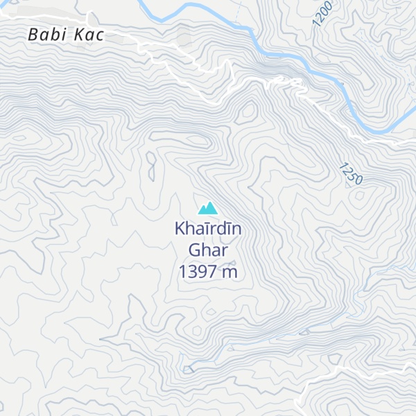 Map of Khaīrdīn Ghar