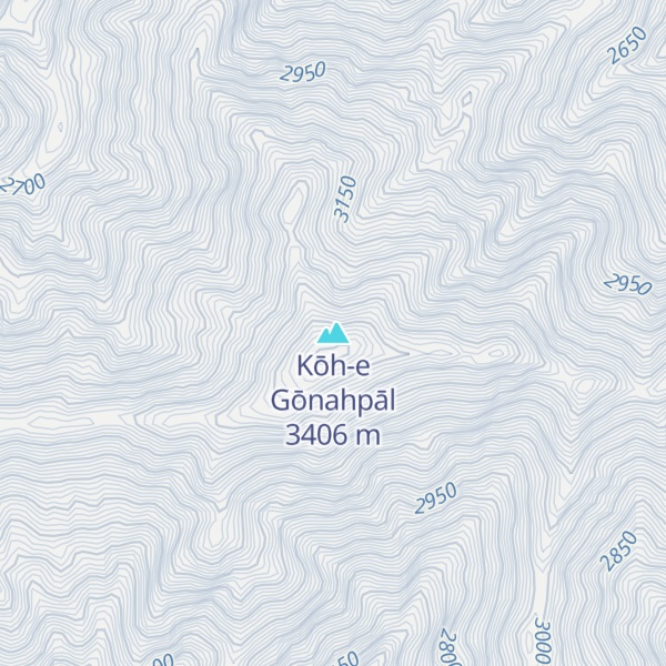 Map of Kōh-e Gōnahpāl