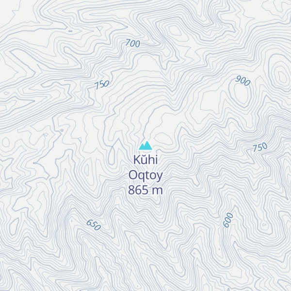 Map of Kŭhi Oqtoy