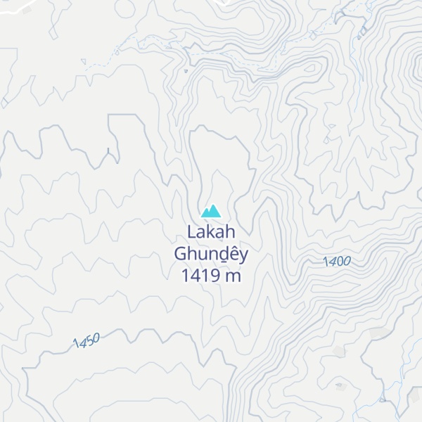 Map of Lakah Ghunḏêy