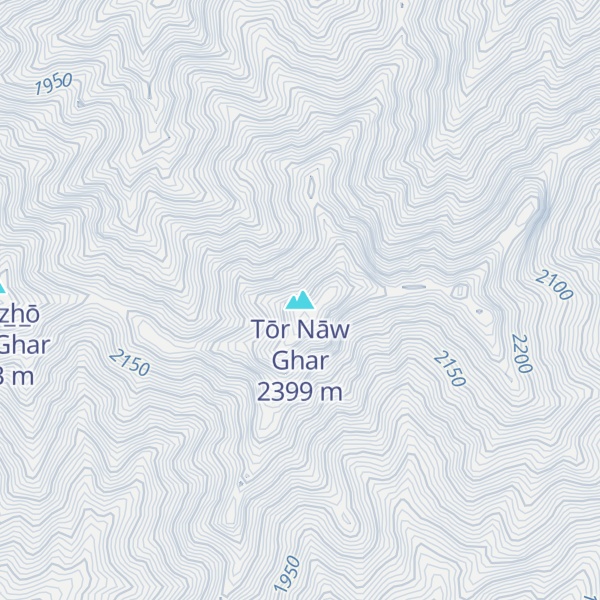 Map of Tōr Nāw Ghar