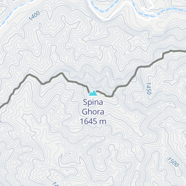 Map of Spina Ghora