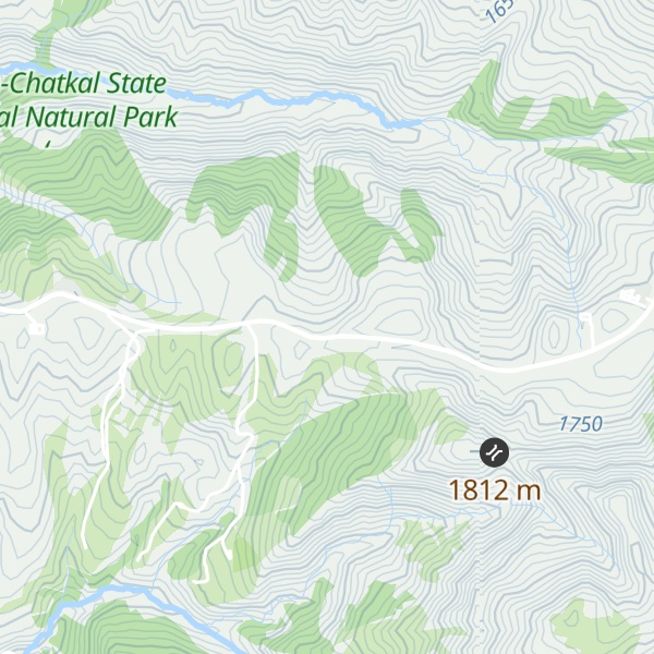 Map of Zvezdi Chimgana