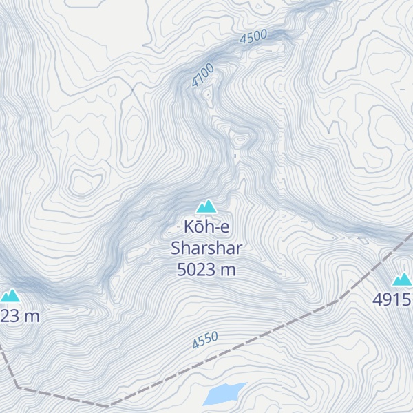Map of Kōh-e Sharshar