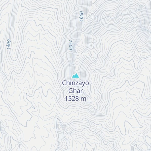 Map of Chīnzayō Ghar
