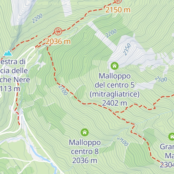 Map of Malloppo, centro 7 bis