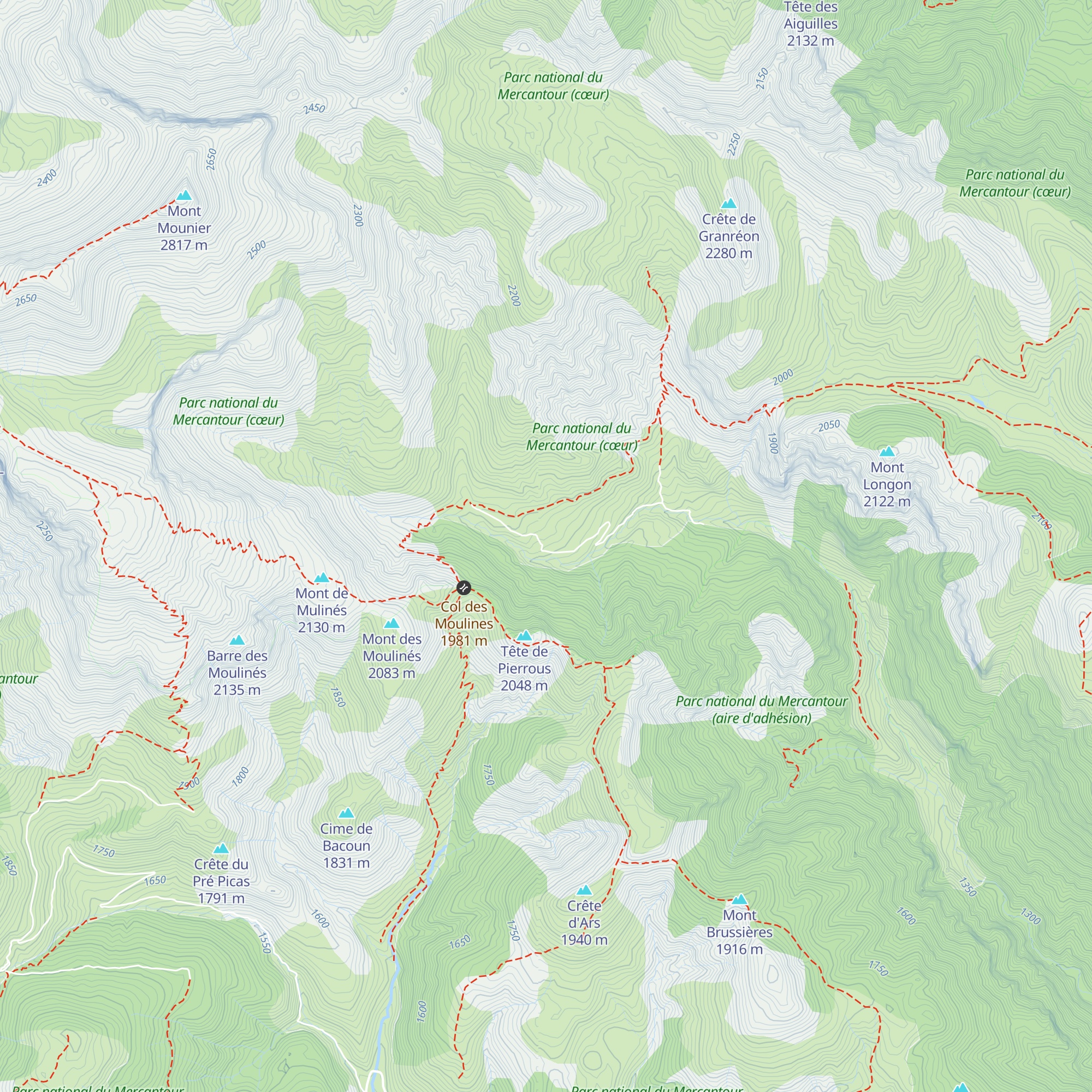 Vacherie de Roubion map