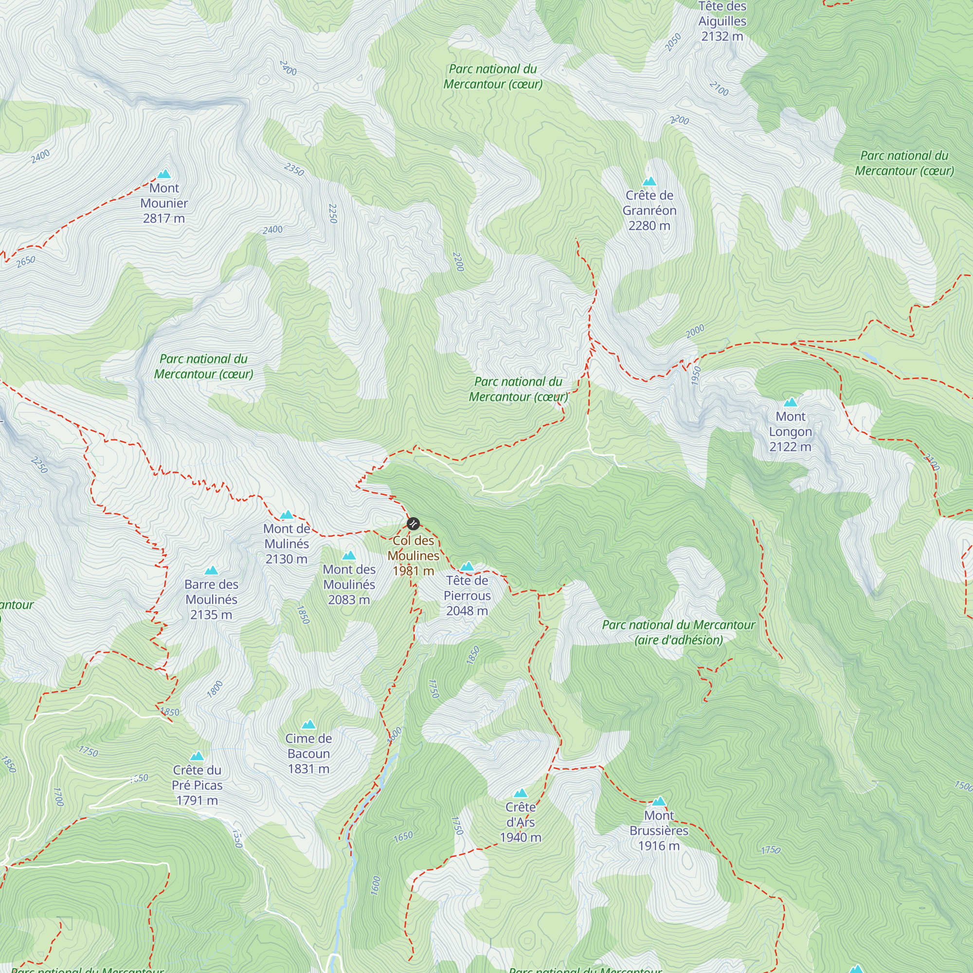 Vacherie de Roubion map