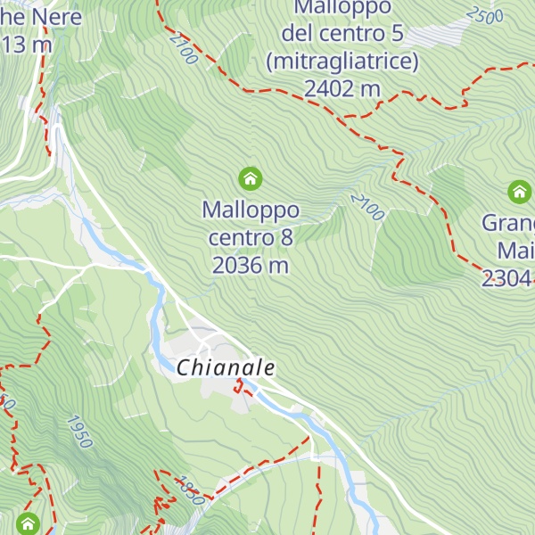 Map of Grangia del Murru