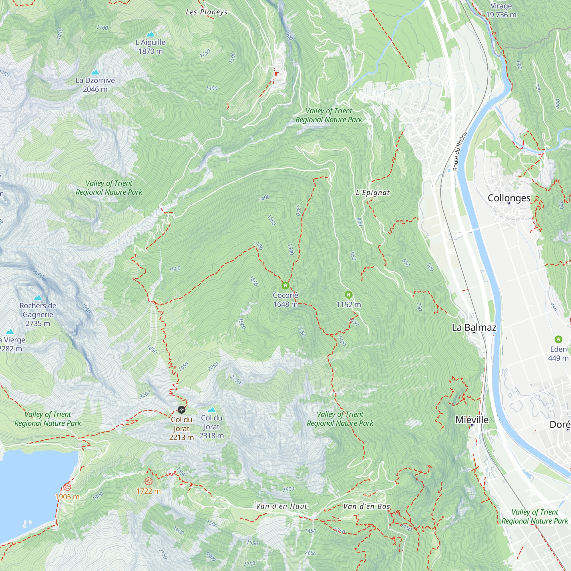 Cocorié map