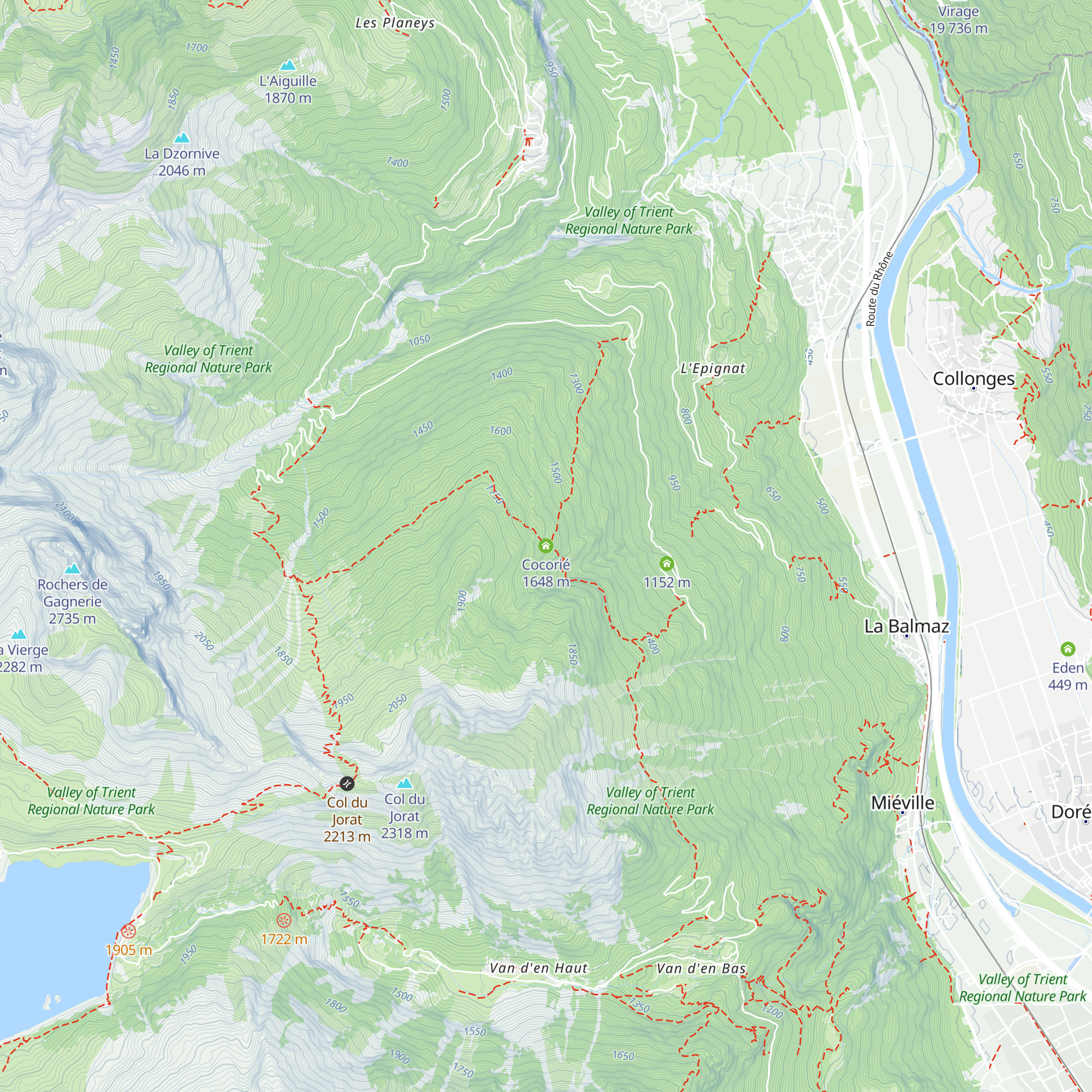Cocorié map