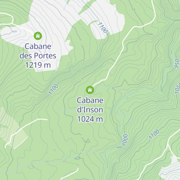 Map of Cabane d'Inson