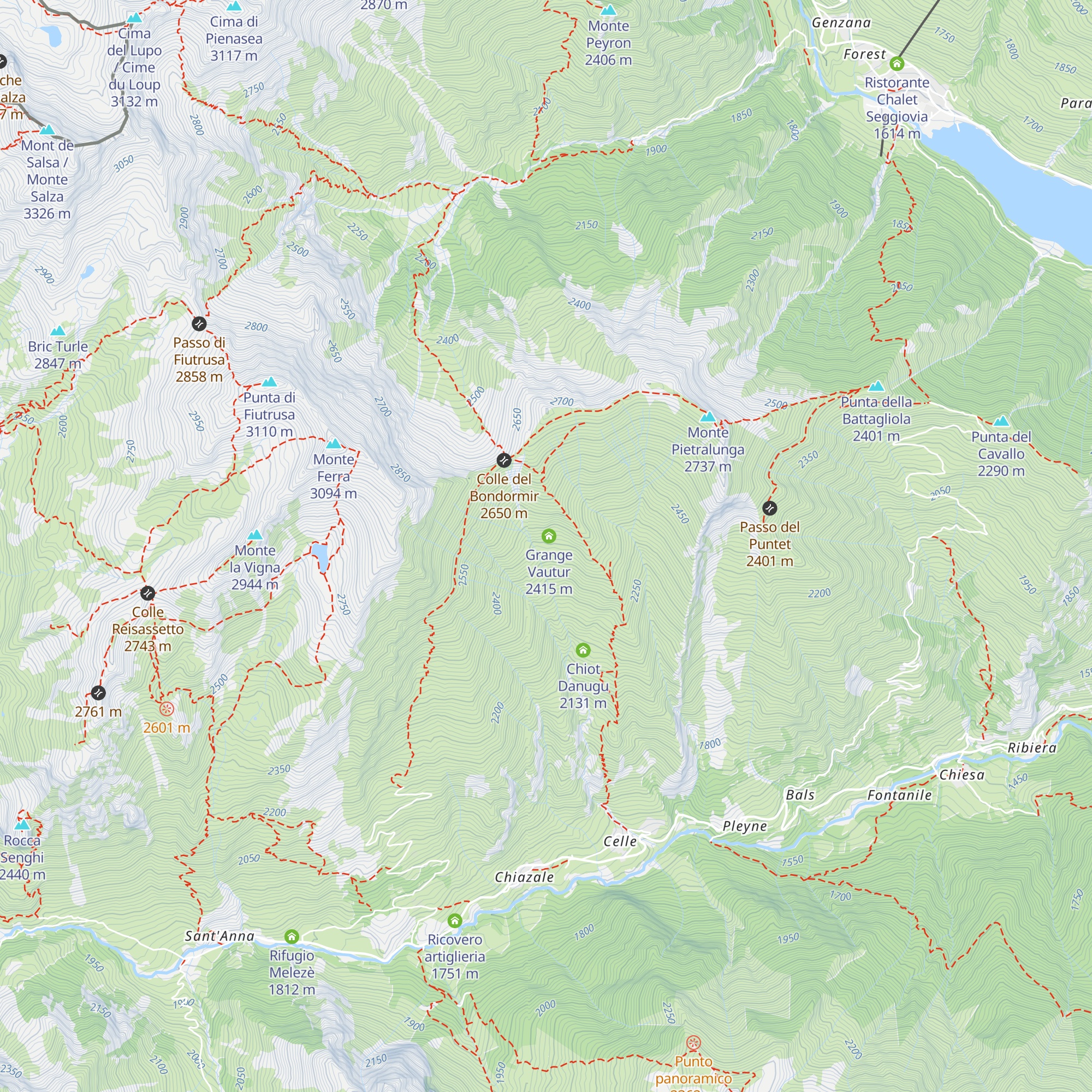 Grange Vautur map