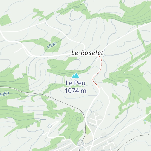 Map of Le Peu