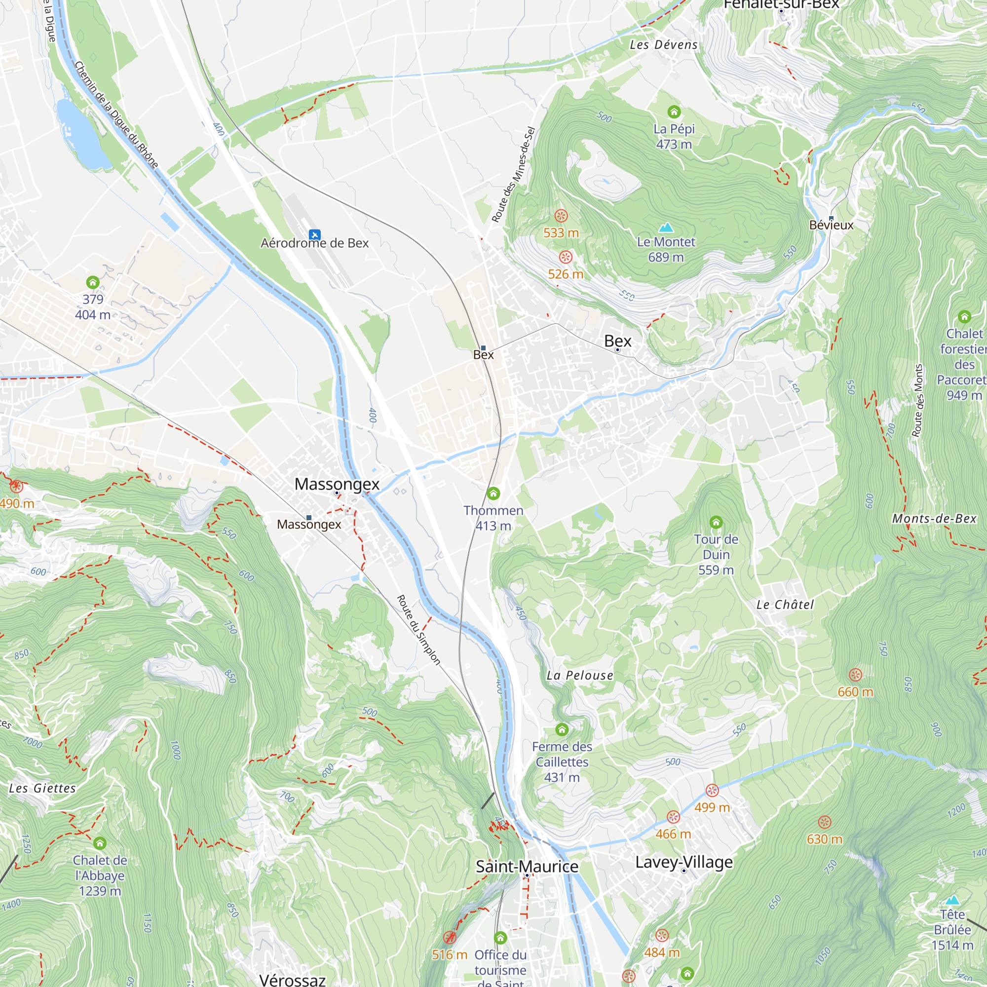 Thommen map