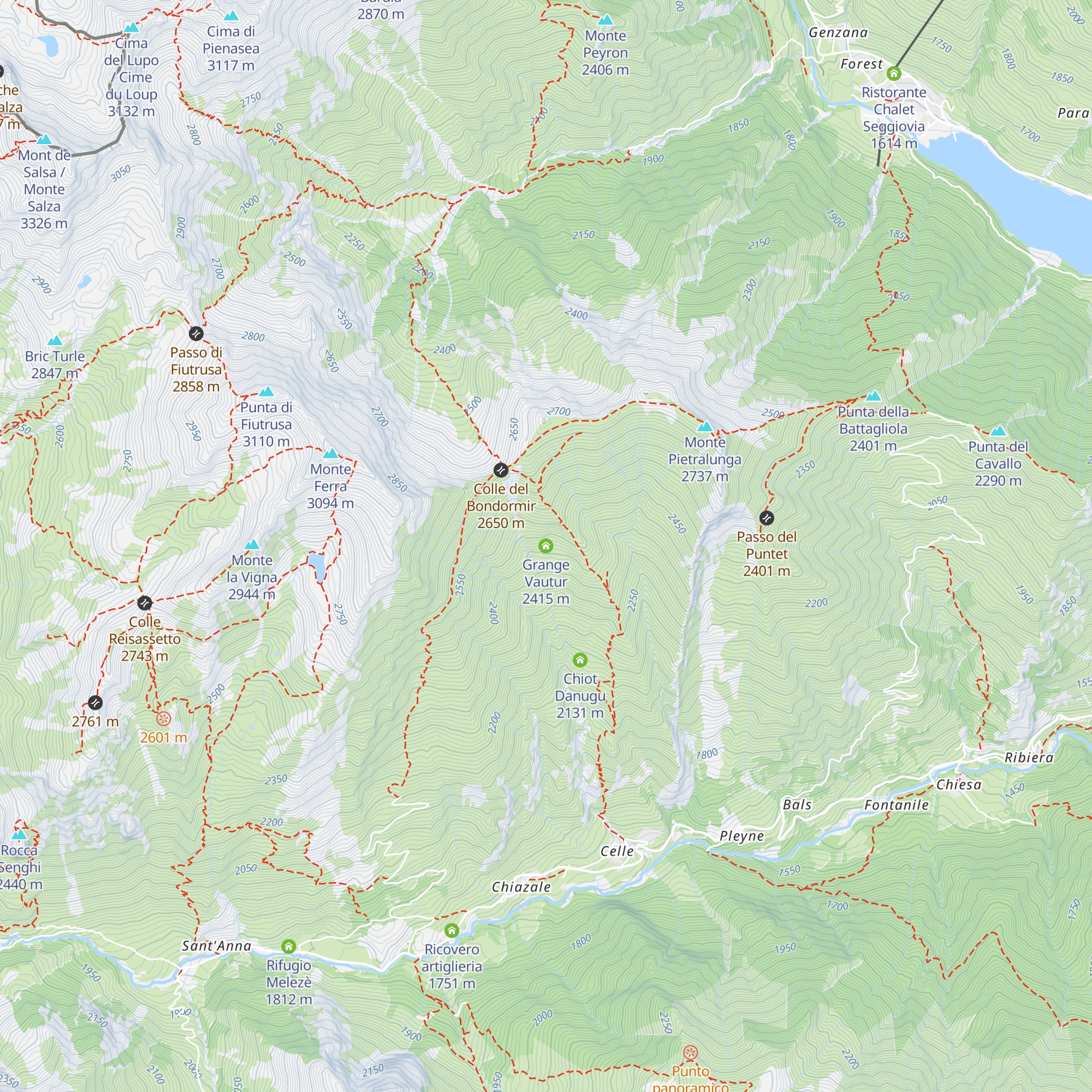 Grange Vautur map