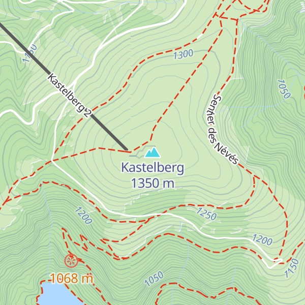 Map of Kastelberg