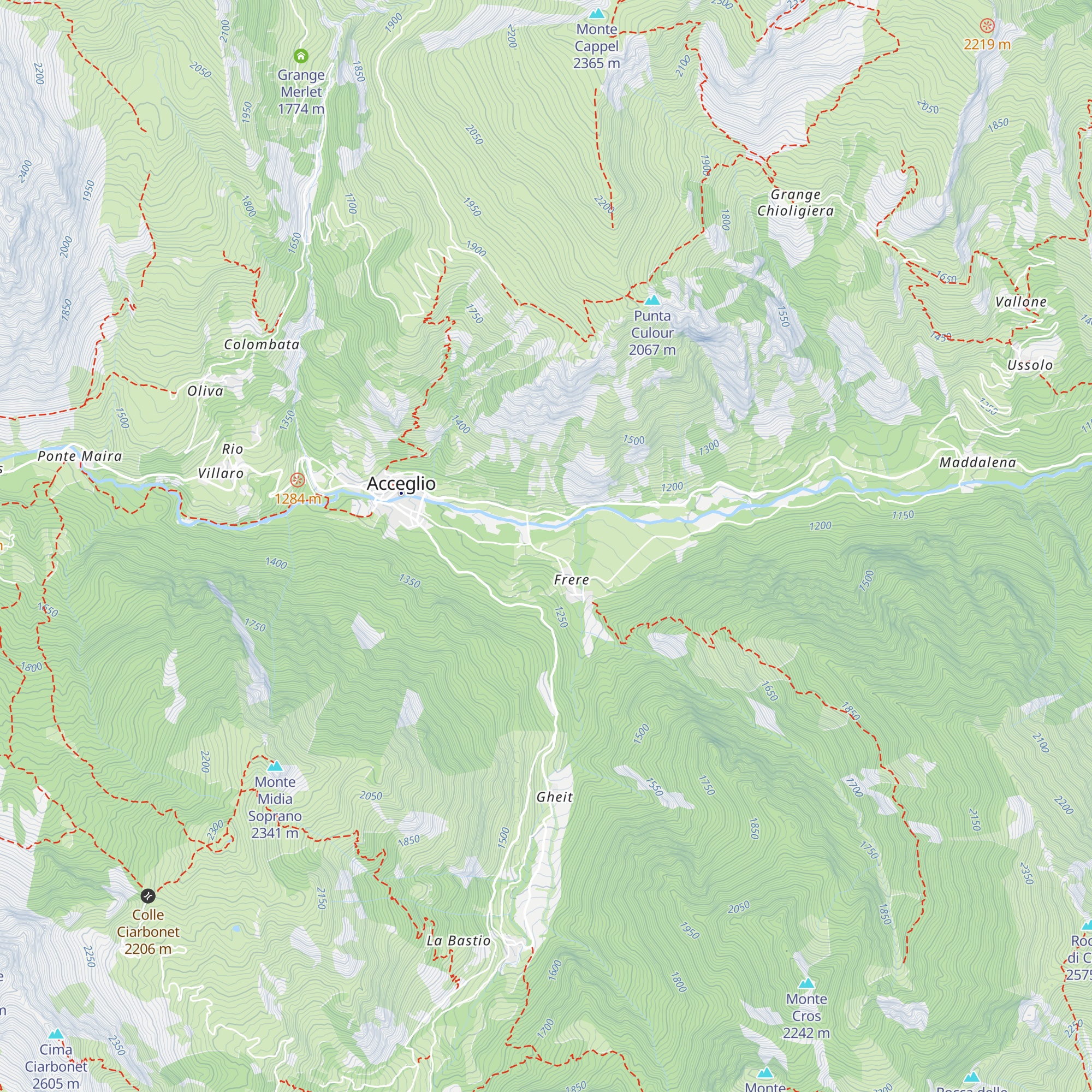 Albergo Le Marmotte map