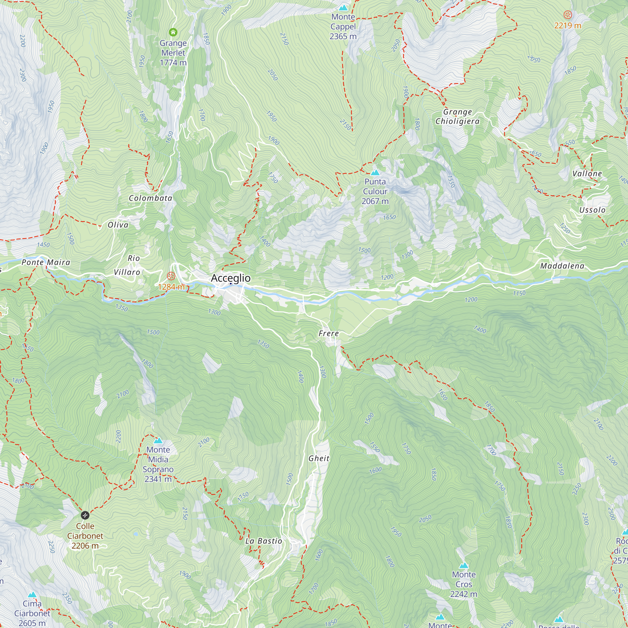 Albergo Le Marmotte map