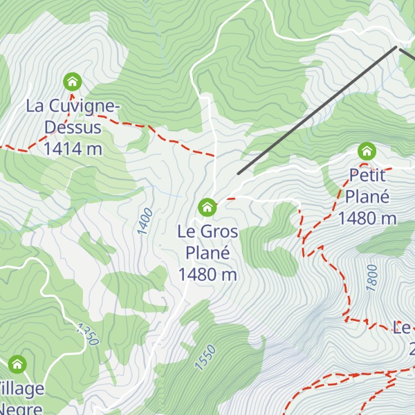 Map of Le Gros Plané