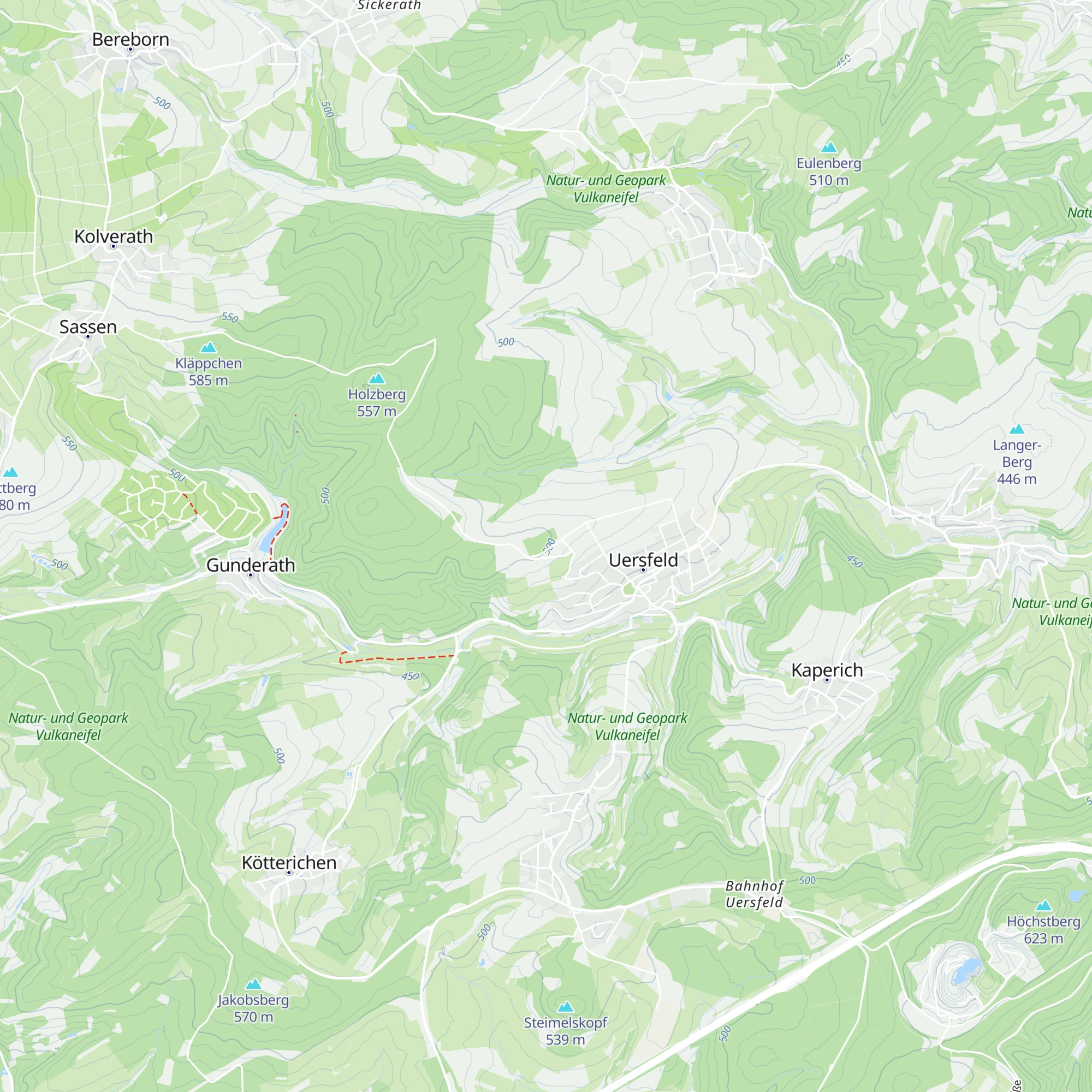 Grillhütte Uersfeld map