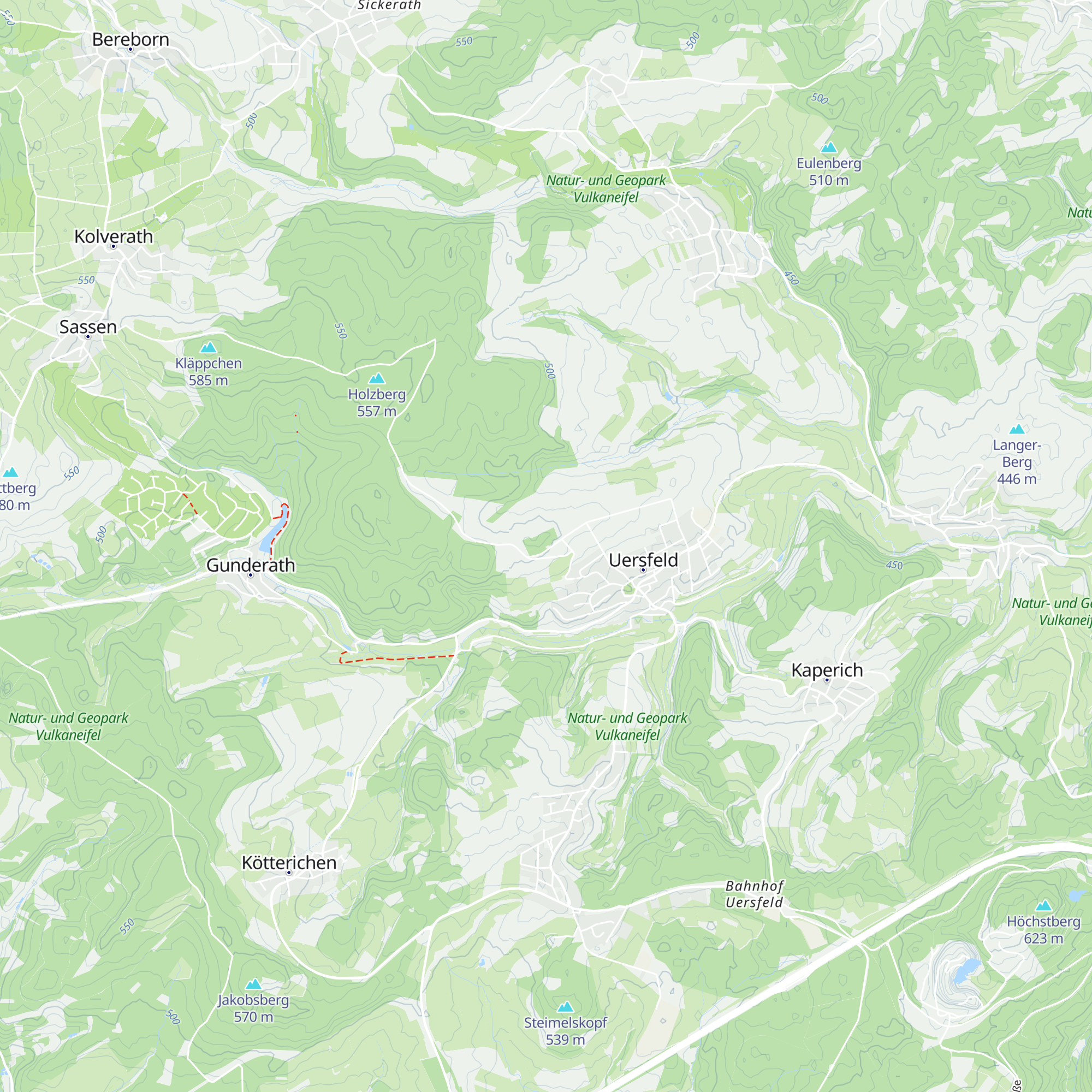 Grillhütte Uersfeld map