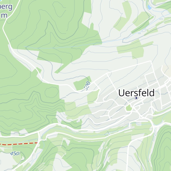 Map of Grillhütte Uersfeld