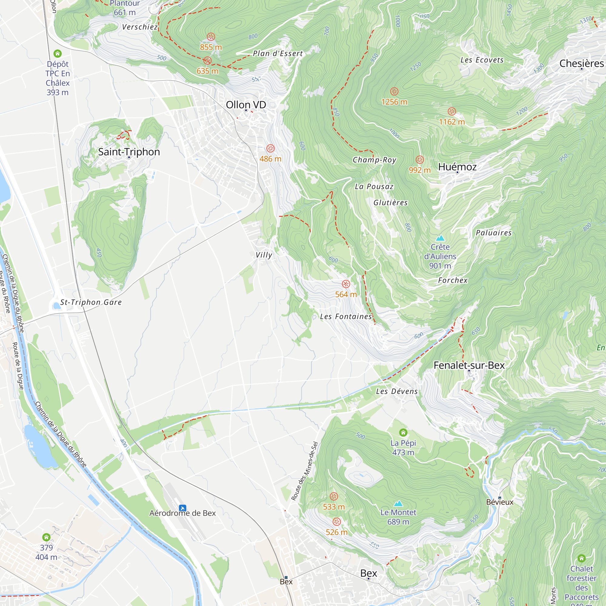 Cabane des chasseurs map